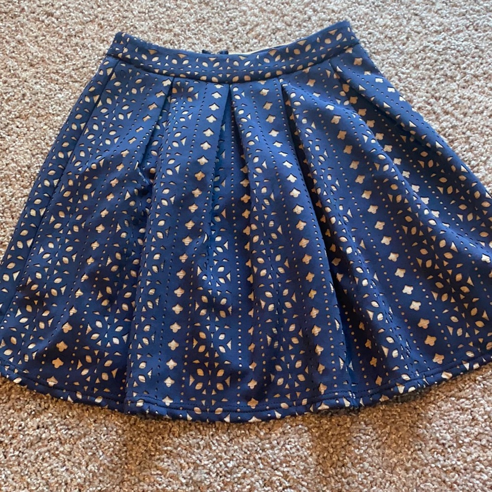 Blue and Gold Skirt